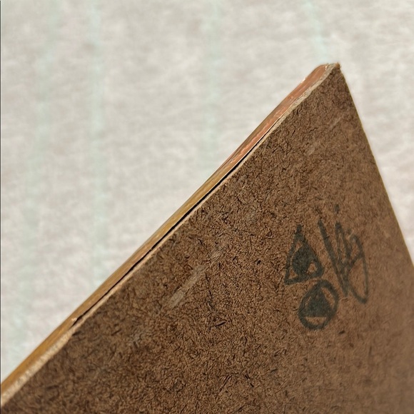 Artist Signed Copper Wall Art Red and Gold John Schtakleff 11.75"x8" - Picture 16 of 16